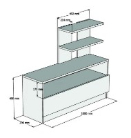 Rafturi pentru pantofi Trendy Airy White 100x85x30cm GTR005959 imaginea #4 — magazin online Desire.md