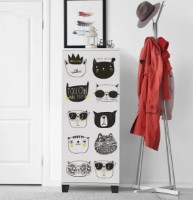 Rafturi pentru pantofi Trendy Cats Filinta White 127x50x38cm GTR000975