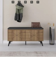 Rafturi pentru pantofi Trendy Dune Bench Hitit/Anthracit/Black 107x55x35cm GTR005973