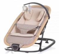 Șezlong pentru bebeluși Chipolino Senso Biscotta/Wood (SHESO0252BI)