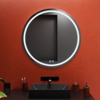 Oglindă baie Bayro Elipso 700x700 Led Touch (124176)