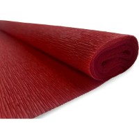 Hârtie creponată Interdruk Classic 200x50cm Dark Red imaginea #2 — magazin online Desire.md