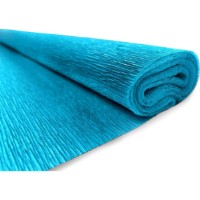 Hârtie creponată Interdruk Classic 200x50cm Turquoise imaginea #2 — magazin online Desire.md