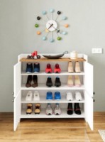 Rafturi pentru pantofi Trendy Forum White 94x35x90cm GTR005286 imaginea #2 — magazin online Desire.md