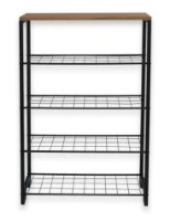 Rafturi pentru pantofi Trendy Nancy Pine Atlantic/Black 30x72x109cm GTR005991 imaginea #2 — magazin online Desire.md