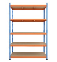 Unitate de rafturi de depozitare Xenos StrongLine 216x120x60cm imaginea #6 — magazin online Desire.md