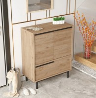 Rafturi pentru pantofi Trendy ON8C-S Walnut 90.4x74.8x35.5cm GTR000973