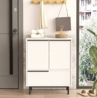 Rafturi pentru pantofi Trendy ON8C-W Walnut 90.4x74.8x35.5cm GTR000972 imaginea #4 — magazin online Desire.md