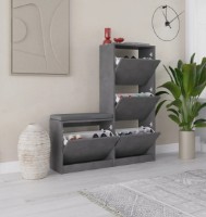 Rafturi pentru pantofi Trendy Oslo Grey 118.5x104.8x26cm GTR000952 imaginea #2 — magazin online Desire.md