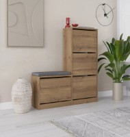 Rafturi pentru pantofi Trendy Oslo Hitit 118.5x104.8x26cm GTR000953