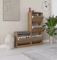 Rafturi pentru pantofi Trendy Oslo Hitit 118.5x104.8x26cm GTR000953 imaginea #2 — magazin online Desire.md