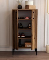 Rafturi pentru pantofi Trendy Prag Walnut 111x60x35cm GTR000956 imaginea #2 — magazin online Desire.md