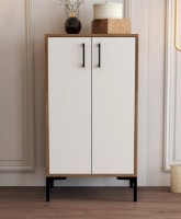 Rafturi pentru pantofi Trendy Prag Walnut/White 111x60x35cm GTR000960