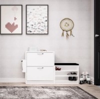 Rafturi pentru pantofi Trendy Trend White 130x80x31cm GTR005964