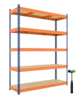 Unitate de rafturi de depozitare Xenos StrongLine 216x120x60cm