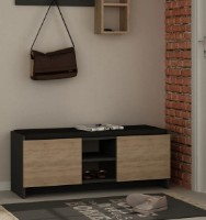 Rafturi pentru pantofi Trendy Zulla Anthracit/Oak 110x43x37cm GTR000948