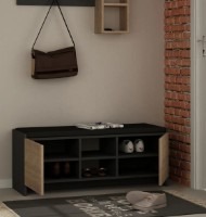 Rafturi pentru pantofi Trendy Zulla Anthracit/Oak 110x43x37cm GTR000948 imaginea #2 — magazin online Desire.md
