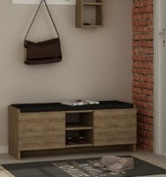 Rafturi pentru pantofi Trendy Zulla Dark Oak 110x43x37cm GTR000949