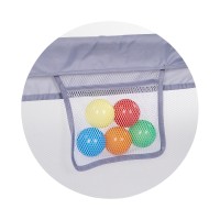 Pătuț pliabil Chipolino Sienna 150x150cm Grey (KOISI0251GY) imaginea #5 — magazin online Desire.md