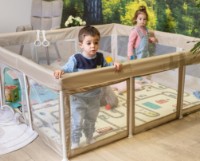 Pătuț pliabil Chipolino Sienna 150x150cm Grey (KOISI0251GY) imaginea #7 — magazin online Desire.md