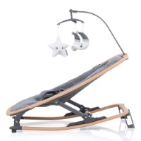 Șezlong pentru bebeluși Chipolino Velvet Graphite/Wood (SHEVL02301GT) imaginea #4 — magazin online Desire.md