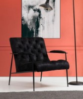 Fotoliu Trendy Martin Black 80x85x75cm GTR002027