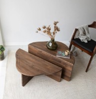 Журнальный столик Trendy Altopiano Walnut 90x45x40cm GTR000882 фото №2 — интернет-магазин Desire.md