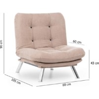 Fotoliu Trendy Misa Solo Mink 88x105x90cm GTR001986 imaginea #8 — magazin online Desire.md