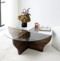 Журнальный столик Trendy Amfora Walnut 92x92x35cm GTR000871 фото №2 — интернет-магазин Desire.md