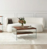 Журнальный столик Trendy Aqua Natural 75x75x40cm GTR000877