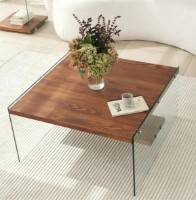 Журнальный столик Trendy Aqua Natural 75x75x40cm GTR000877 фото №2 — интернет-магазин Desire.md