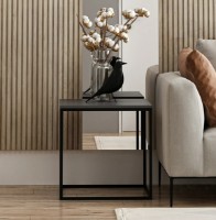 Журнальный столик Trendy Basak Anthracit/Black 52x50x50cm GTR003721 фото №2 — интернет-магазин Desire.md