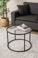 Măsuţă cafea Trendy Berlin Black 60x43x60cm GTR006134