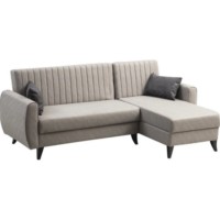 Угловой диван Trendy Alkon Light Grey 216x130x86cm GTR007520 фото №5 — интернет-магазин Desire.md