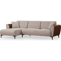 Угловой диван Trendy Aren Beige/Cinnamon L 260x150x85cm GTR003340 фото №5 — интернет-магазин Desire.md