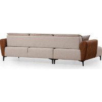 Угловой диван Trendy Aren Beige/Cinnamon L 260x150x85cm GTR003340 фото №6 — интернет-магазин Desire.md