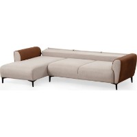 Угловой диван Trendy Aren Beige/Cinnamon L 260x150x85cm GTR003340 фото №8 — интернет-магазин Desire.md