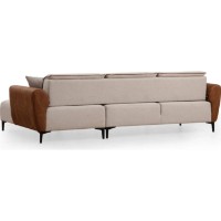 Угловой диван Trendy Aren Beige/Cinnamon R 260x150x85cm GTR003394 фото №4 — интернет-магазин Desire.md
