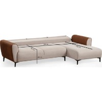 Угловой диван Trendy Aren Beige/Cinnamon R 260x150x85cm GTR003394 фото №8 — интернет-магазин Desire.md