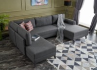 Угловой диван Trendy Belen Anthracit 300x202x78cm GTR003431 фото №2 — интернет-магазин Desire.md