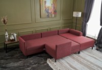 Угловой диван Trendy Belen Claret Red 300x202x78cm GTR003434 фото №2 — интернет-магазин Desire.md