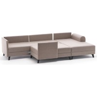 Угловой диван Trendy Belen Cream 300x202x78cm GTR003435 фото №7 — интернет-магазин Desire.md