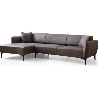 Угловой диван Trendy Belissimo Dark Grey L 270x140x67cm GTR003457 фото №5 — интернет-магазин Desire.md