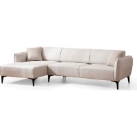 Угловой диван Trendy Belissimo Off White L 270x140x67cm GTR003459 фото №7 — интернет-магазин Desire.md