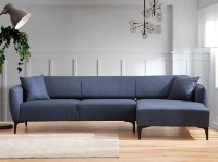 Угловой диван Trendy Belissimo Blue R 270x140x67cm GTR003534 фото №2 — интернет-магазин Desire.md