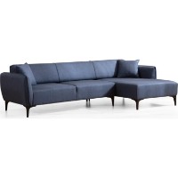Угловой диван Trendy Belissimo Blue R 270x140x67cm GTR003534 фото №7 — интернет-магазин Desire.md