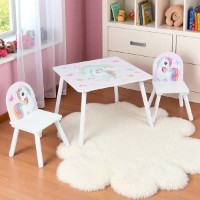 Setul 2 scaune și măsuță U-grow Unicorns (5949494044334) imaginea #3 — magazin online Desire.md