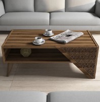 Журнальный столик Trendy Beril Walnut 105x58.2x40cm GTR000643 фото №2 — интернет-магазин Desire.md
