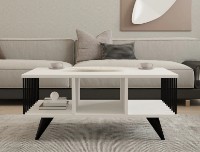 Журнальный столик Trendy Bert White 90x40x60cm GTR006128 фото №2 — интернет-магазин Desire.md