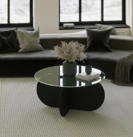 Журнальный столик Trendy Bubble Black 75x75x35cm GTR000758 фото №2 — интернет-магазин Desire.md